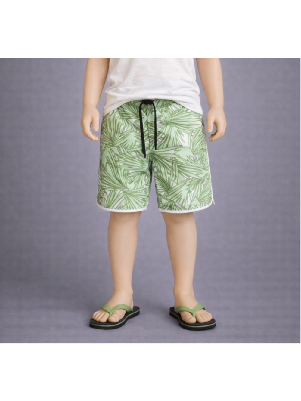 Boys Green Swim Trunks size 12 Art Class
